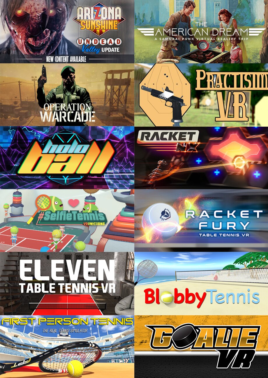 vive tracker games