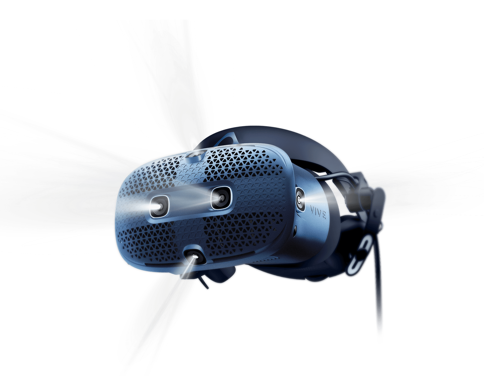 Гарнітура VIVE Cosmos VR з вбудованим трекінгом і світловим підсвічуванням.