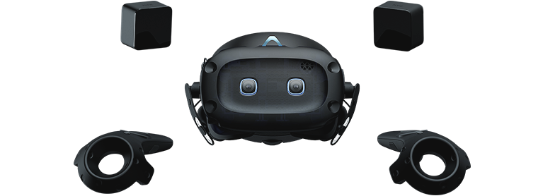 Casque VR VIVE Cosmos Elite avec 2 stations de base et 2 manettes. Tracking SteamVR™.