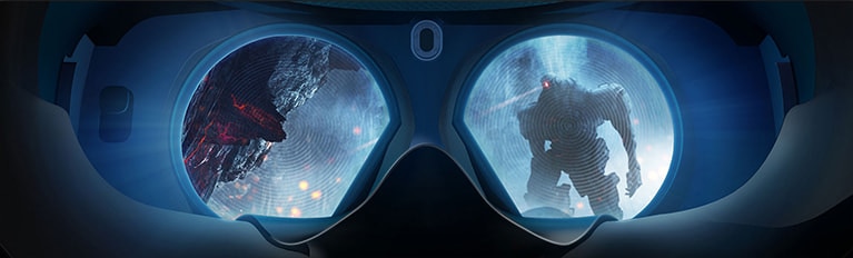 VIVE Cosmos Elite VRヘッドセットの高解像度ディスプレイ