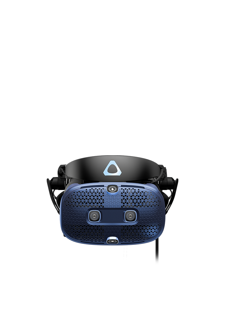VIVE Cosmos VR headset with motion faceplate.