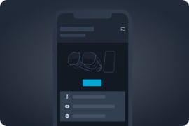Make sure VIVE Manager is connected to the headset first. To check, open VIVE Manager and go to the Devices tab. If VIVE Manager isn't connected, tap Connect.
