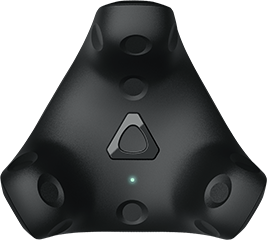 相較於第一代VIVE移動定位器,全新的VIVE追踪器尺寸更小