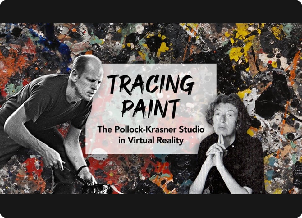 Logo of the VR title Tracing Paint, available on VIVEPORT.