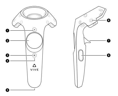 Vive cosmos elite controllers discount